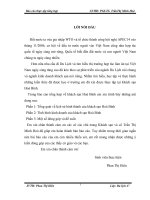 Tình hình kinh doanh của khách sạn Hoà Bình