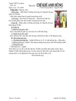 Tiết 85 Chí khí anh hùng