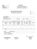  BẢNG THANH TOÁN TIỀN THUÊ NGOÀI                                                          