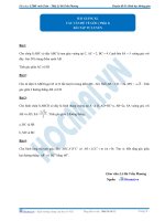 Các vấn đề về góc