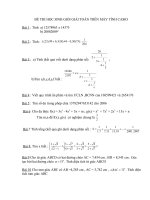 Đề thi giải toán trên Casio(1)