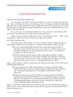 Tự học Flash-Chương 6: Cách dùng ảnh nhập vào