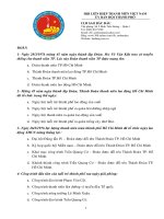 Câu hỏi về Đoàn TN