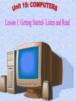unit 15-lesson 1