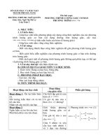 Đại số lớp 11 tiết 05 