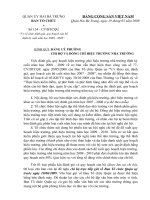 Công văn của Quận ủy Hai Bà Trưng- Hà Nội