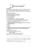 Đề khảo sát HSG2