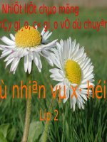 Chuyên đề TNXH 2 - bai 8