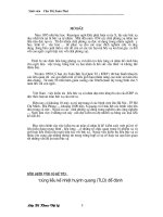 Dùng liều kế nhiệt huỳnh quang (TLD) để đánh  giá liều bức xạ nghề nghiệp