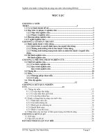 Nghiên cứu hành vi dùng bữa ăn sáng của sinh viên trường ĐHAG 