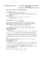 de thi thu vungtau lan 2 cuc hay