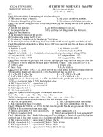 Đề thi thử TN