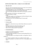 TRƯỜNG PHÁI TRỌNG NÔNG – KT HỌC TƯ SẢN CỔ ĐIỂN PHÁP