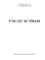 ỨNG xử sư PHẠM 