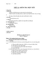 Tiết 11 - 20 Lớp 11 nâng cao