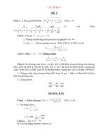Bộ đề & ĐA ôn thi vào lớp 10 THPT môn Toán Đề số 6