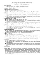 ĐỀ CƯƠNG ÔN TẬP KHỐI 11A HKII (08-09)