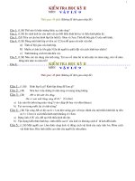 de kiem tra hoc ki  II