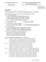ĐỀ THI TUYỂN SINH ĐẠI HỌC NĂM 2011 Môn: TIẾNG ĐỨC; Khối D 415 
