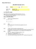 Đề tham khảo thi HKII Toán 8 (19)