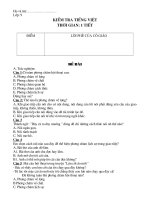 van 9 de kem tra tiet 74-75