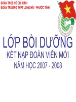 Bồi dưỡng thanh niên