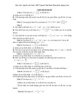 Ôn thi TN 2009 - Phần Giải tích