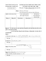 Đề thi máy tính CasiO