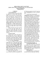 Hình tượng nhân vật kẻ thù trong tiểu thuyết của Nguyễn bảo