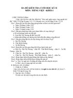 ĐE KT CUOI HKII- TV4