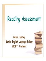 Reading Assessment