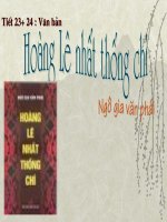 Hoàng Lê nhất thống chí