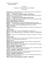 Bộ câu hỏi ATGT (2009)