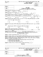 De khao sat toan 9 dau nam