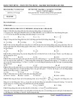 Đề Vật Lý ĐH 2009