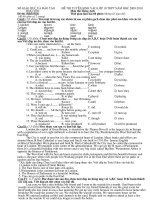 De va dap an tieng anh thi vao THPT tinh Hung Yen nam 09-10