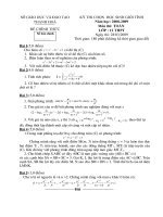 Đề thi HSG Toán THPT Thanh hóa 2009