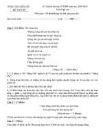 Đề thi thử vào THPT 2009-2010