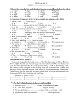 đề ôn luyện vào THPT.2009