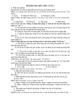 đề kiểm tra kiến thức tuần 1