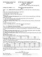 Đề tham khảo thi TN 12 ĐL(21)