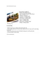 Cà tím nhồi tôm xốt xí muội 