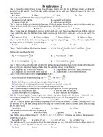 Đề ôn luyện số 12