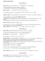 Đề thi dự trữ và chính của Bộ