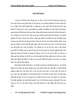 hoàn thiện Kế toán chi phí sản xuất và tính giá thành sản phẩm tại Công ty CP Vinaconex 6 