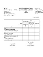 MẪU SỐ VĂN BẢN QUY PHẠM PHÁP LUẬT DO CƠ QUAN TƯ PHÁP TRÊN ĐỊA BÀN TỈNH THẨM ĐỊNH 