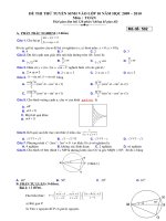 ÔN THI VÀO LƠP 10 RẤT HAY