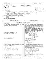 giáo án số học 6 tuần 6,7