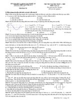 Đề thi thử ĐH lần 3 Quỳnh Lưu 1