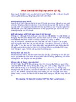 Mẹo làm bài thi ĐH môn Vật lí